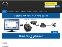Tablet Screenshot of alfacomercial.com.br
